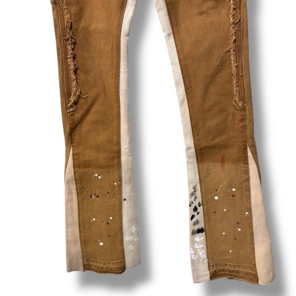 NWT VALABASAS “ALPHA” CAHI STACKED FLARE Bootcut Utility Jean Size 28 - Picture 9 of 10